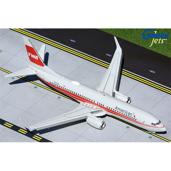 Boeing B737-800 American Airlines Flaps Down TWA Heritage Livery N9