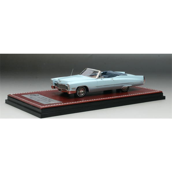 Cadillac DeVille Convertible Blue 1968