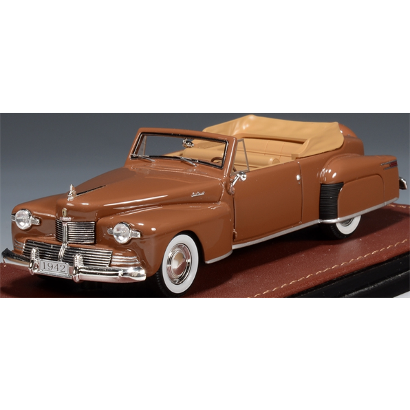 Lincoln Continental Chetwyn Beige Cabriolet Open Roof 1942
