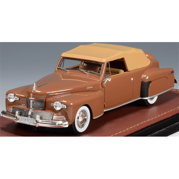 Lincoln Continental Chetwyn Beige Cabriolet Closed Roof 1942