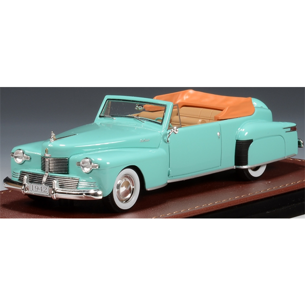 Lincoln Continental Suwanee Green Cabriolet Open Roof 1942
