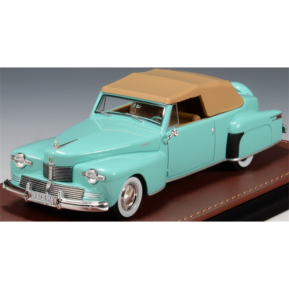 Lincoln Continental Suwanee Green Cabriolet Closed Roof 1942