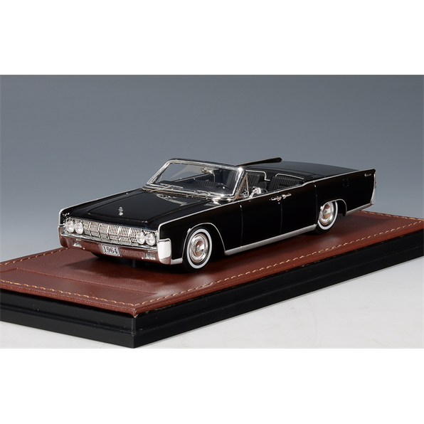 Lincoln Continental Black Convertible Open Roof Black 1964