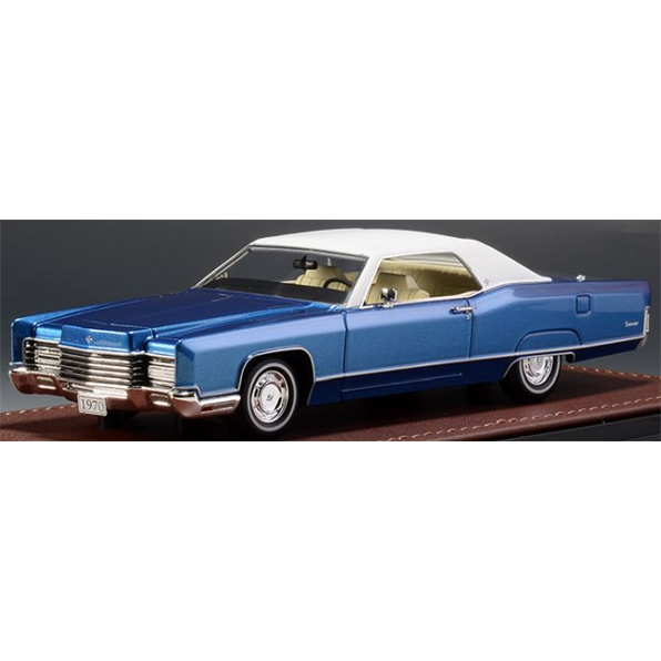 Lincoln Continental Coupe Medium Blue Irid 1970