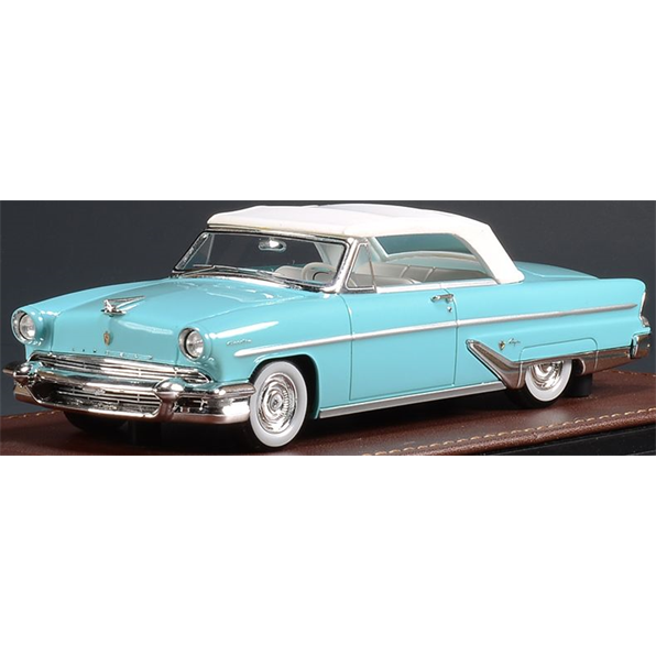 Lincoln Capri Convertible Taos Turquoise Closed Top 1955