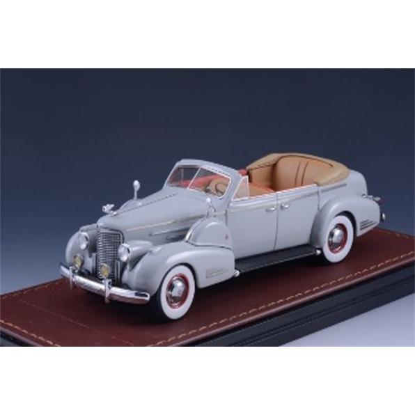 Cadillac V16 Series 90 Fleetwood Sedan 1938 Convertible Grey Open Top