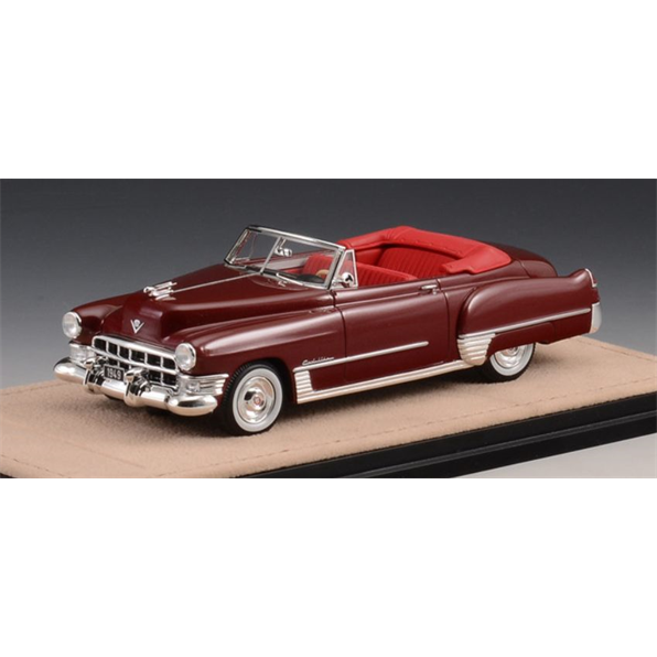 Cadillac Series 62 Convertible Maroon 1949 Open Top