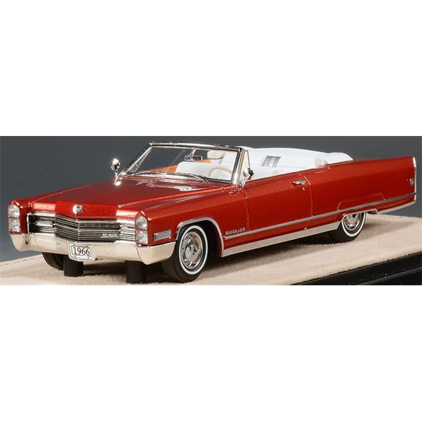 NEWRAY, CADILLAC ELDORADO 1955 cabriolet rouge, échelle 1/43, NEW48013D