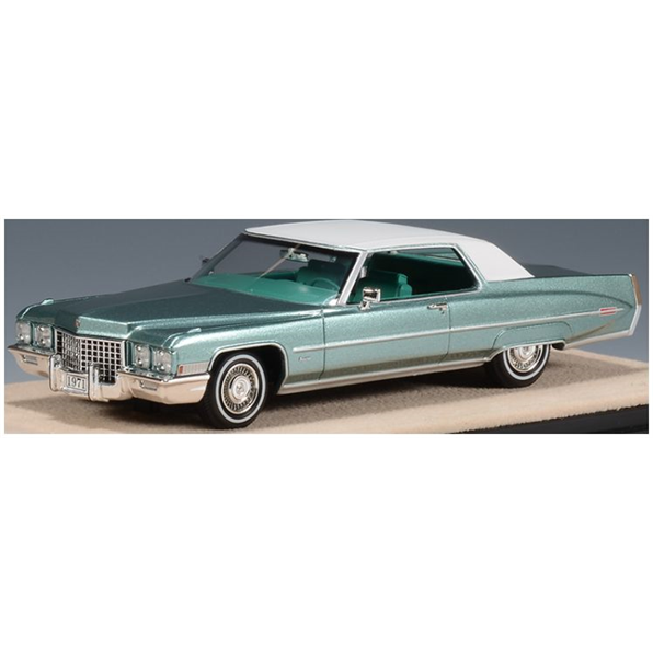 Cadillac Coupe DeVille Adriatic Turquoise Metallic 1971