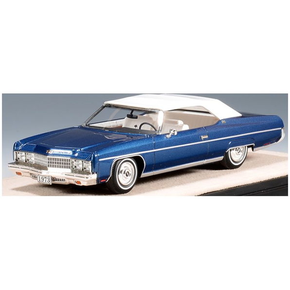 Chevrolet Caprice Convertible Dark Blue Metallic Closed Roof 1973