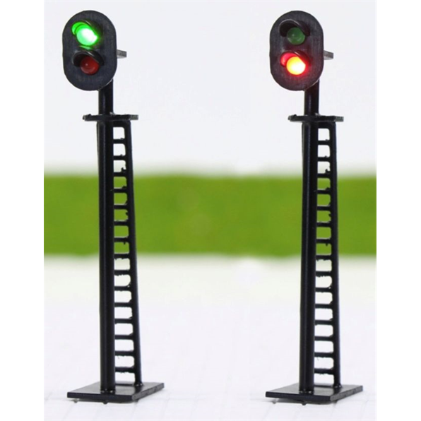 Gauge 2 Aspect Signal Pairs Red/Green