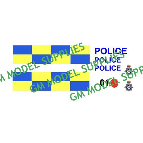 Scania Cab Decal Conversion Kit 'Police Livery'