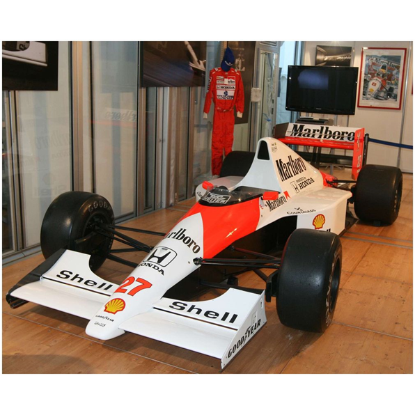 McLaren MP4/5B #27 Ayrton Senna Winner  Italy GP Monza 1990 w/Driver