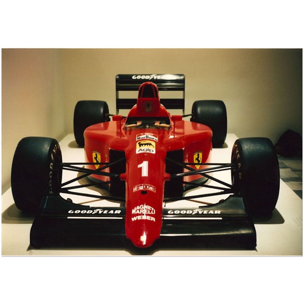 Ferrari F1-90 641/2 #1 Alain Prost Winner British GP 1990 w/Driver