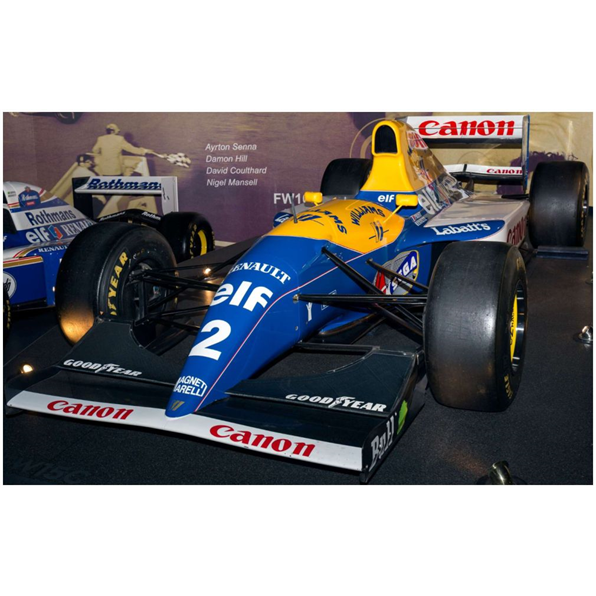 Williams FW15C #2 Alain Prost Pole and Winner British GP 1993 w/Driver