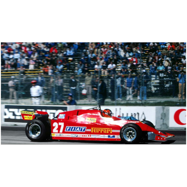 Ferrari 126 CX #27 Gilles Villeneuve w/Driver