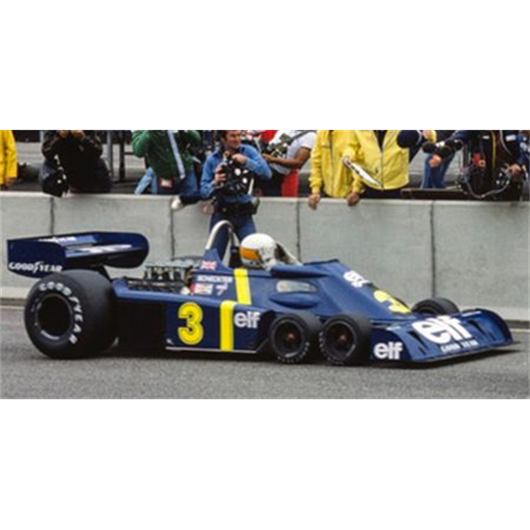 Tyrrell P34 #3 Jody Scheckter Pole/Winner Sweden GP Anderstorp 1976