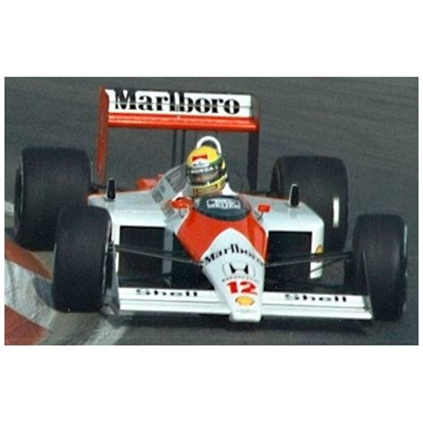 McLaren MP4/4 #11 Alain Prost Winner France GP 1988 w/Driver Two Arm Raised