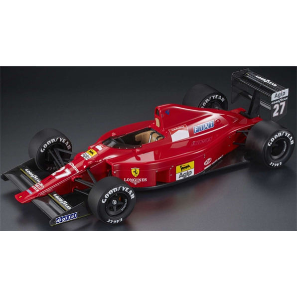 Ferrari 640 F189 #27 Nigel Mansell 2nd French GP 1989 w/Driver