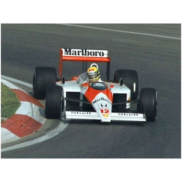 McLaren MP4/4 #12 Ayrton Senna Pole Monaco GP 1988 w/Driver (Arms Crossed)