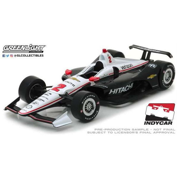 Chevrolet #2 Josef Newgarden/Team Penske H itachi IndyCar Series white/black 2019