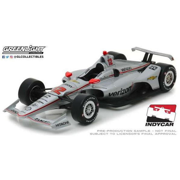 Chevrolet #12 Will Power/Team Penske Veriz on IndyCar Series silver/black 2019