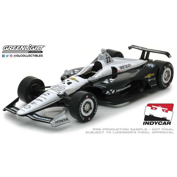 Chevrolet #22 Simon Pagenaud Team Penske D XC Technology IndyCar Series white/black 2