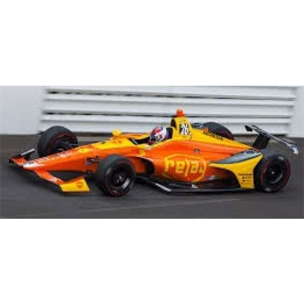 Honda #26 Zach Veach Andretti Autosport Re lay IndyCar Series yellow/orange 2019