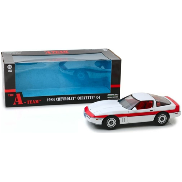 Chevrolet Corvette C4 The A-Team (1983-87 TV Series) white/red 1984