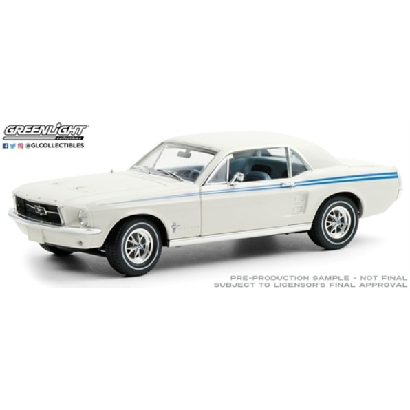 Ford Mustang Coupe 1967 Indy Pacesetter Special Wimbledon White/Stripes