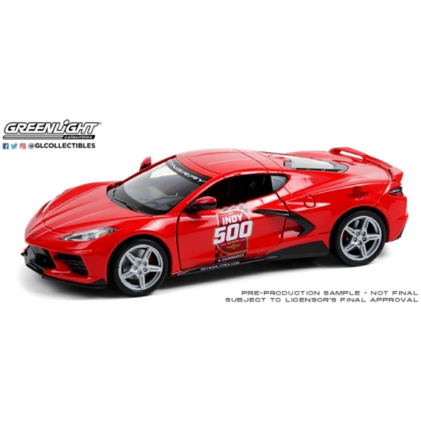 Chevrolet Corvette C8 Stingray Coupe 2020 104th Indy 500 Pace Car