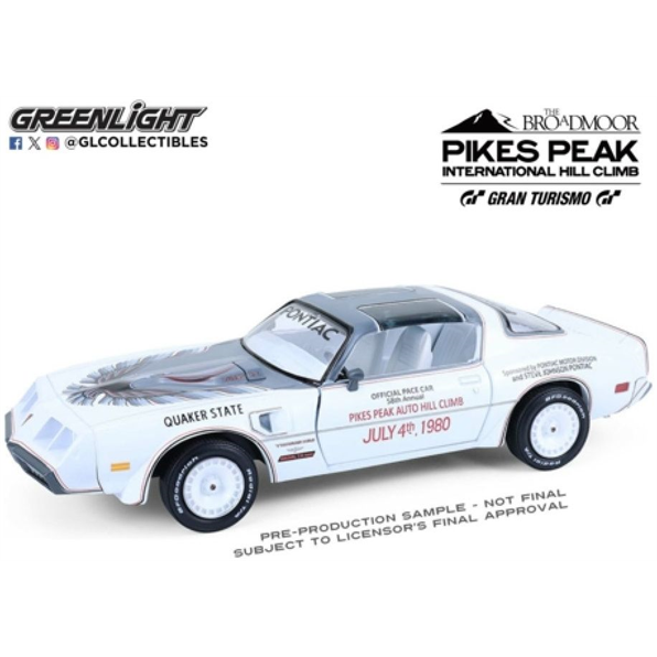 Pontiac Firebird Trans AM 1980 Official Pace Car 58th Annual Pikes Peak Hill Climb