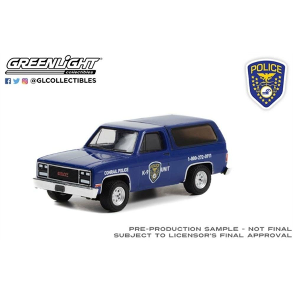 GMC Jimmy Conrail Police K-9 Unit 1990