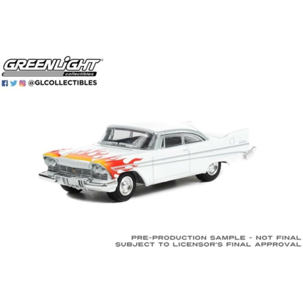 Plymouth Belvedere White w/Flames 'Flames the Series' 1957