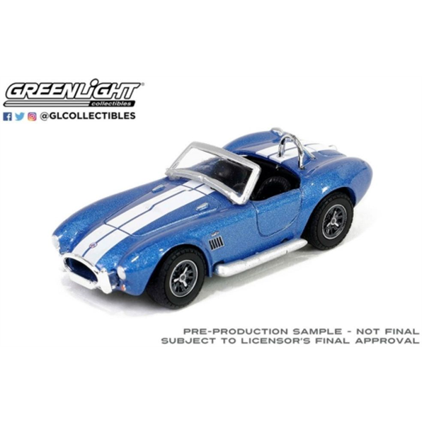 ShelbyCobra 427 S/C 1965 Carroll Shelby Centennial Guardsman Blue w/White Stripes