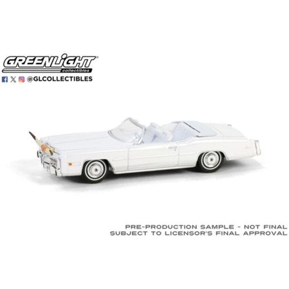 Cadillac Eldorado Convertible 1976 White w/Bull Horns Hood Ornament