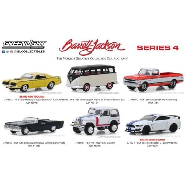 Barrett-Jackson 'Scottsdale Edition' Series 4 assortment of 12