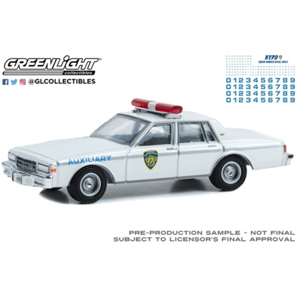Chevrolet Caprice 1989 New York City Police Dept Auxiliary w/NYPD Decals