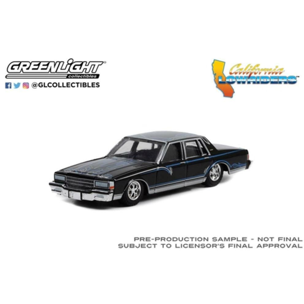 Chevrolet Caprice Lowrider 1987 Custom Black California Lowriders Series 1