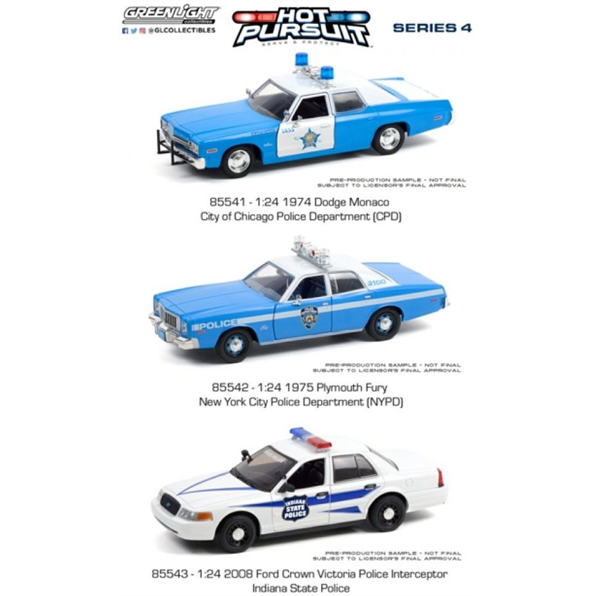 Hot Pursuit Series 4 Assortment (85541/ 85542/85543) 6pcs Asst