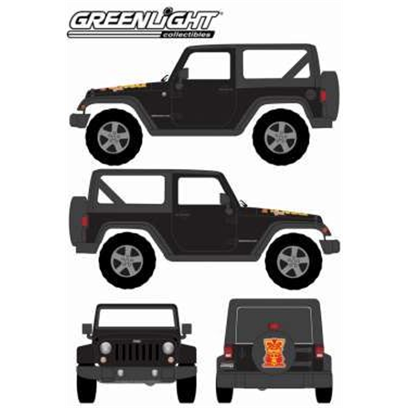 Jeep Wrangler Islander black clear 2010