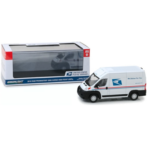 Ram ProMaster 2500 Cargo High Roof United States Postal Service USPS white 2018