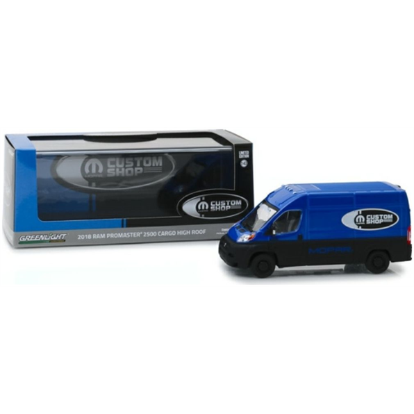 Ram ProMaster 2500 Cargo High Roof Mopar C ustom Shop blue 2018