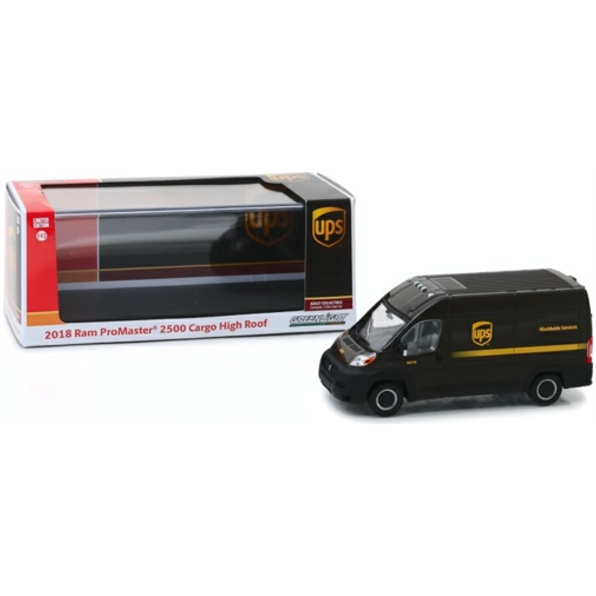 2018 'UPS' Ram ProMaster 2500 Cargo, High Roof, Worldwide Services - Brown