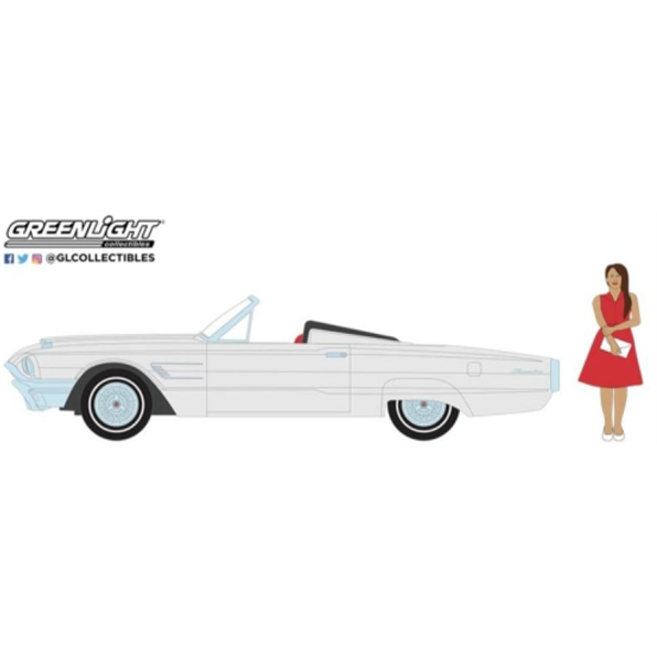 Ford Thunderbird Convertible 1965 (Tonneau Cover) w/Woman In Dress