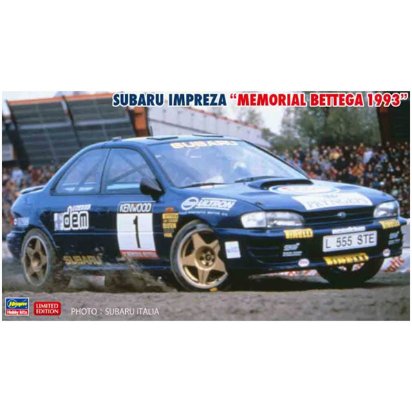 Subaru Impreza Memorial Bettega Kit Winner Car #1 Colin McRae #6 Richard Burns 1993