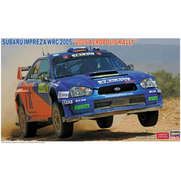 Subaru Impreza WRC 2006 Acropolis Rally Model Kit