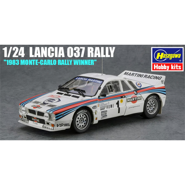 Lancia 037 Rally 1983 Monte Carlo Rally Winner Model Kit