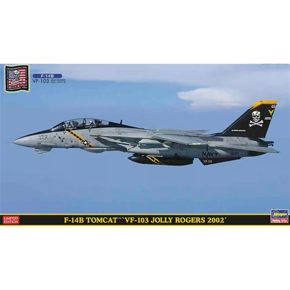 F-14B Tomcat VF-103 Jolly Rogers 2002 Model Kit w/Bonus Patch