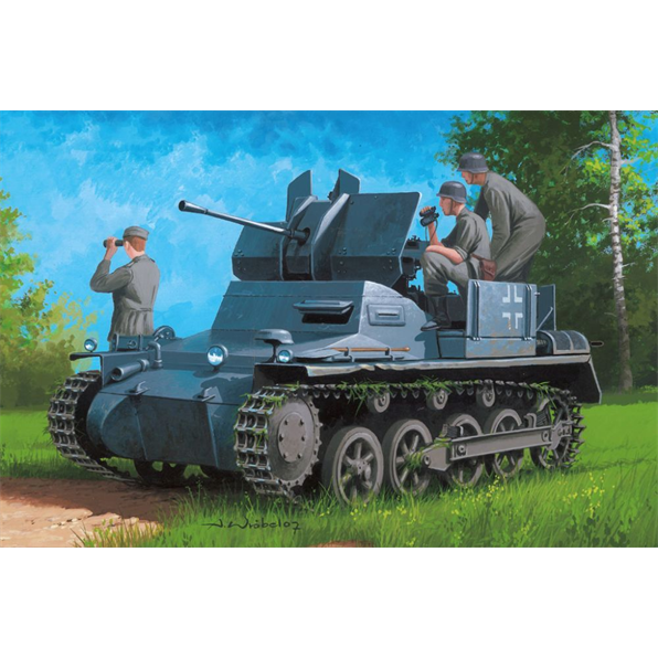 Flakpanzer 1a w/ Ammo Trailer